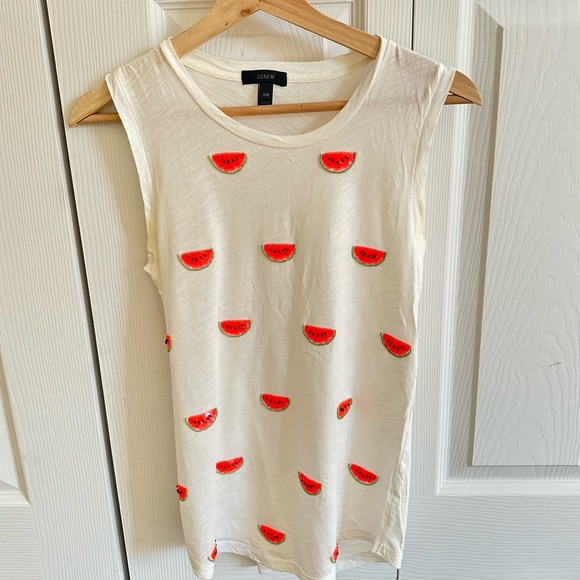J. Crew Watermelon Shirt - Picture 3 of 6